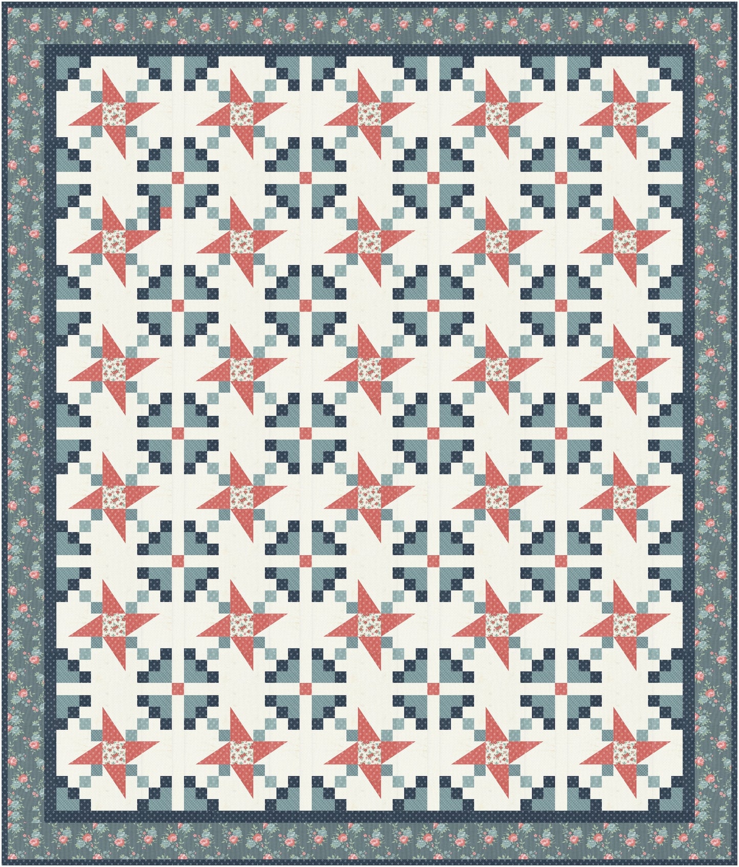 Garden Pinwheels PDF Quilt Pattern