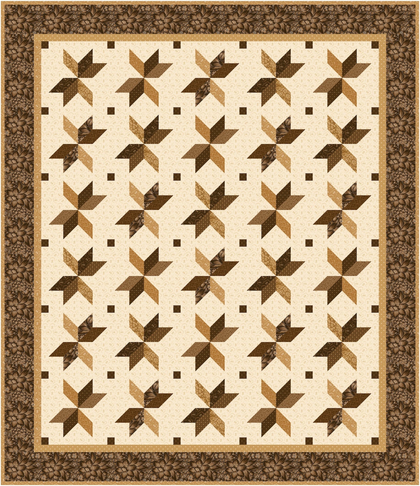 Caramel Latte PDF Quilt Pattern