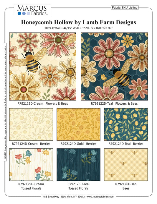 Honeycomb Hollow Half Yard Bundle PRE-ORDER