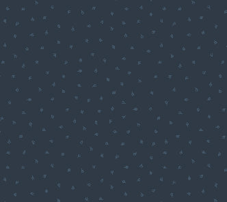 R791709D NAVY Posies Floral Fabric