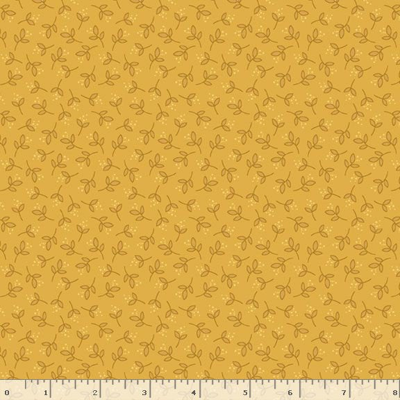 R792127D-GOLD Honeycomb Hollow Leaves Fabric