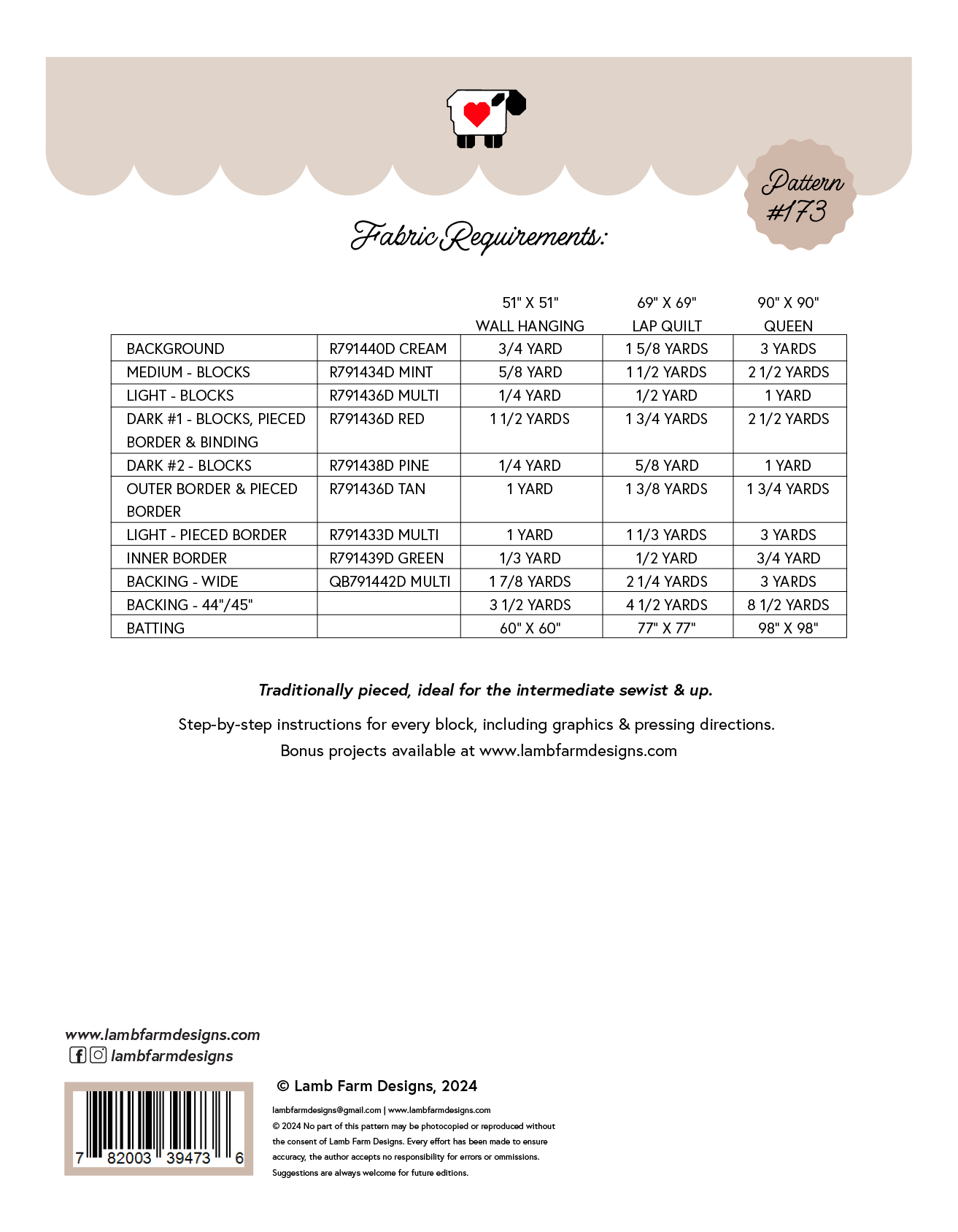 Vintage Linens Quilt Pattern