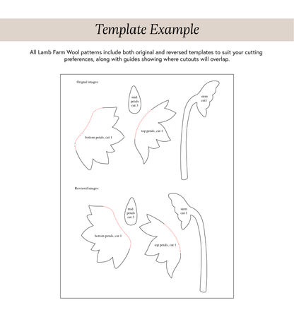 Wool Down the Lane Applique Pattern