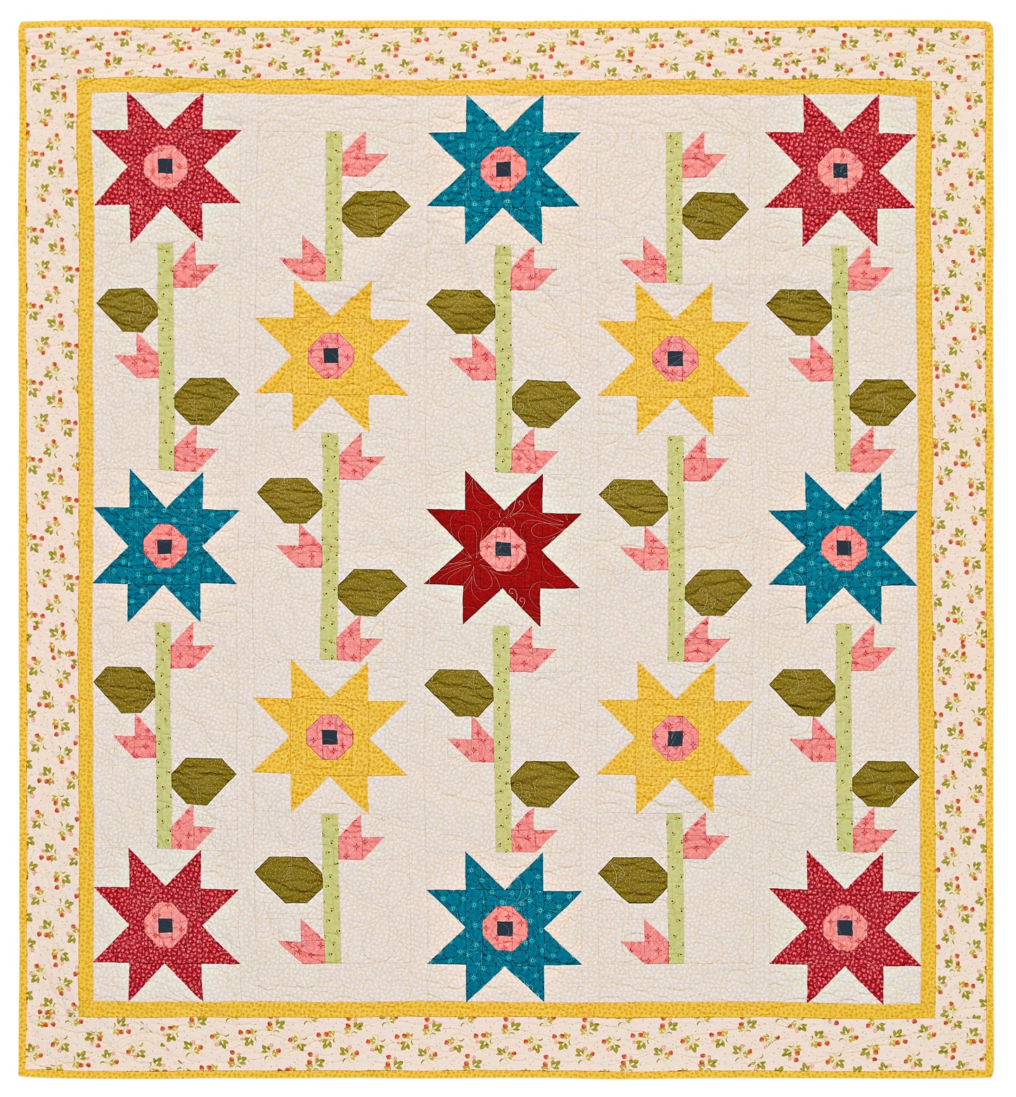 Flowering Vines Quilt Kit
