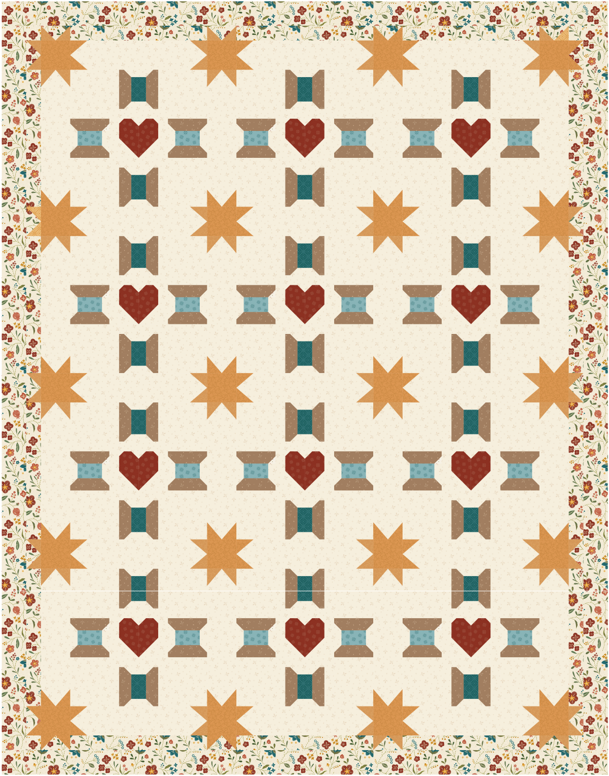 A Makers Garland PDF Quilt Pattern