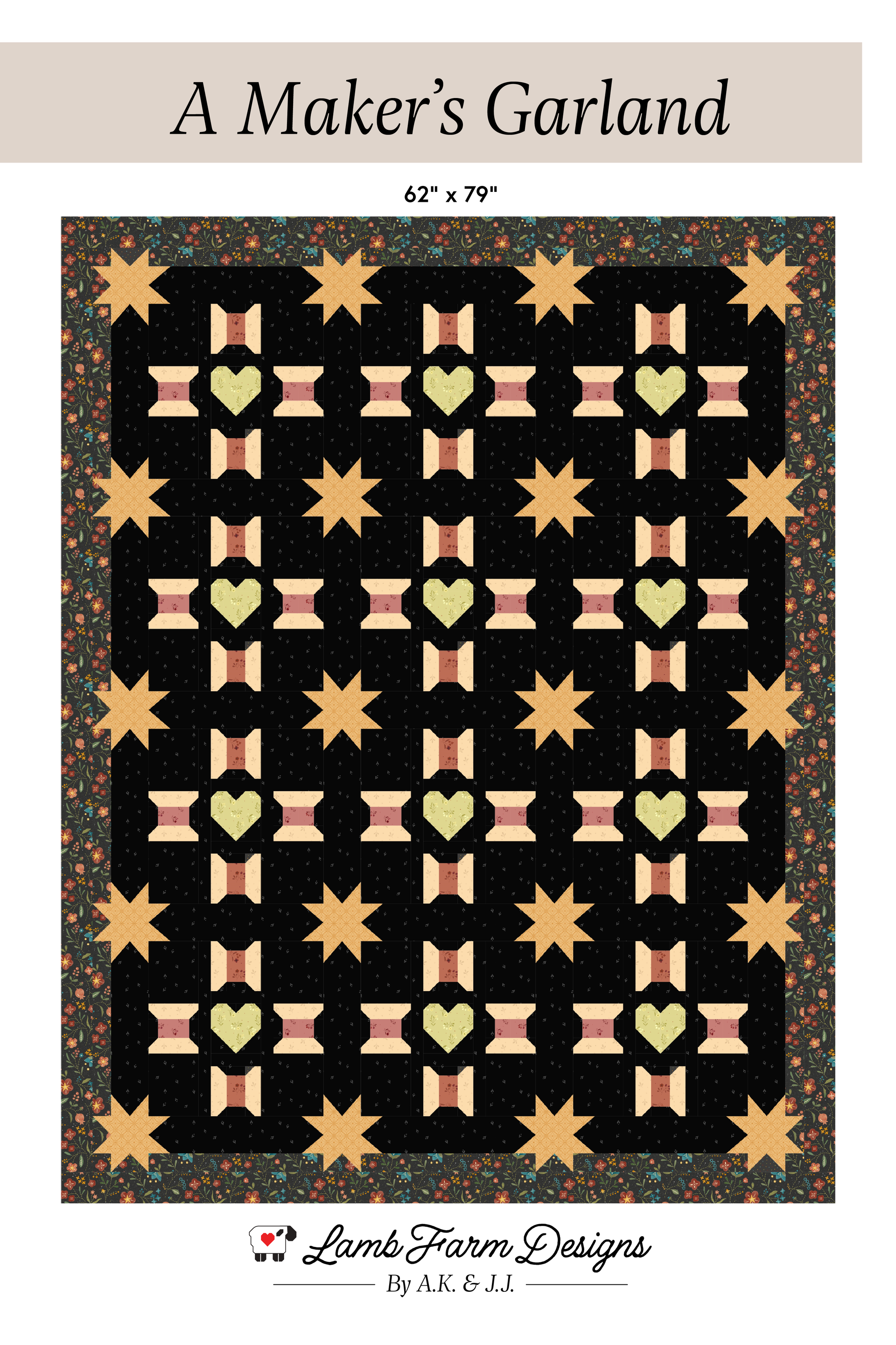A Makers Garland Quilt Pattern – Lamb Farm Designs