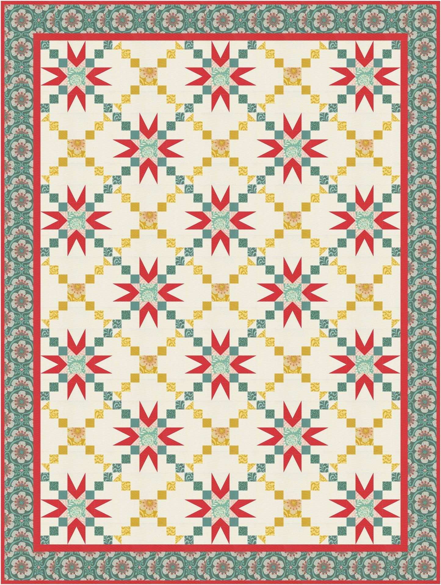 Chocolate Covered Strawberries PDF Quilt Pattern