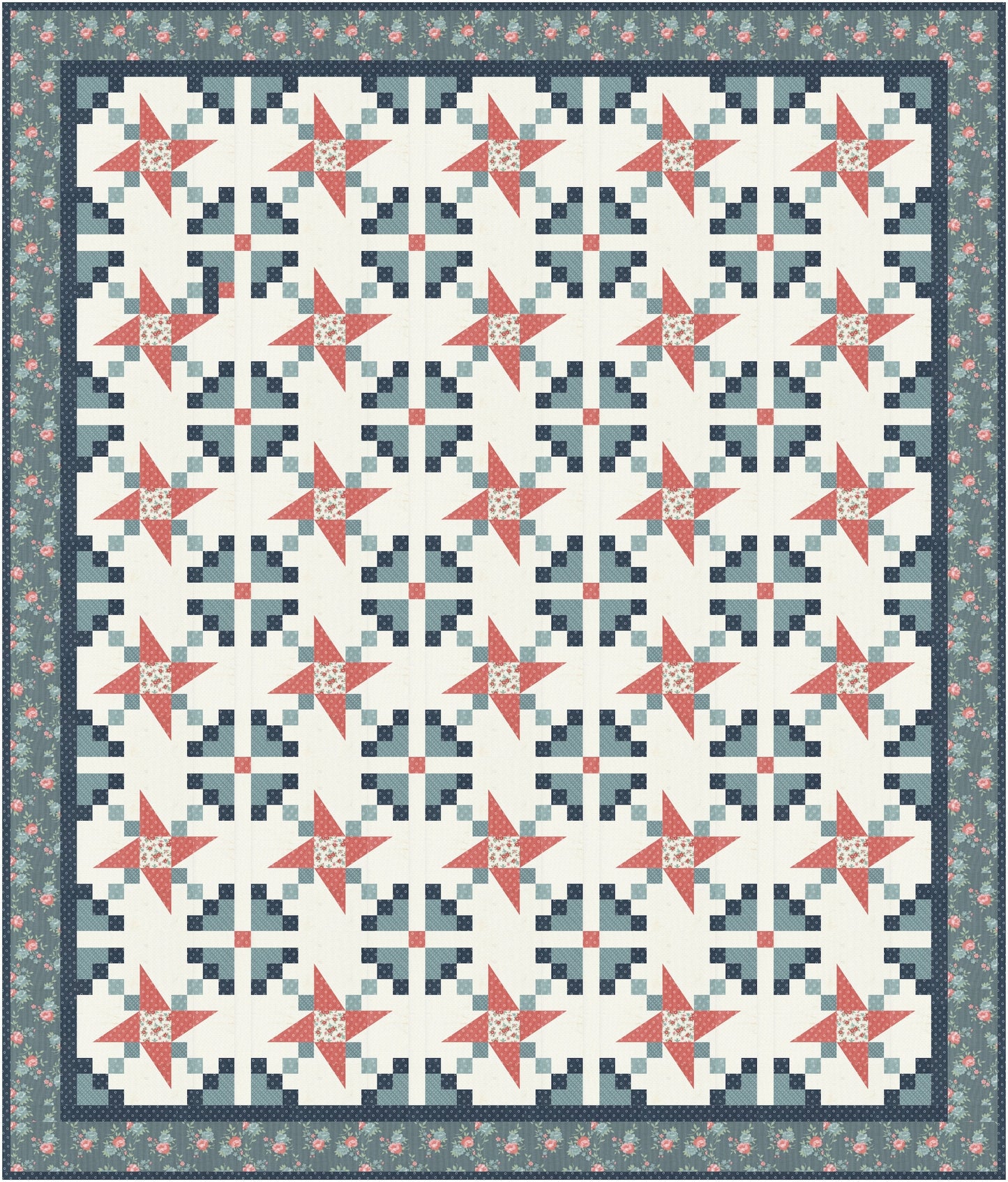 Garden Pinwheels PDF Quilt Pattern