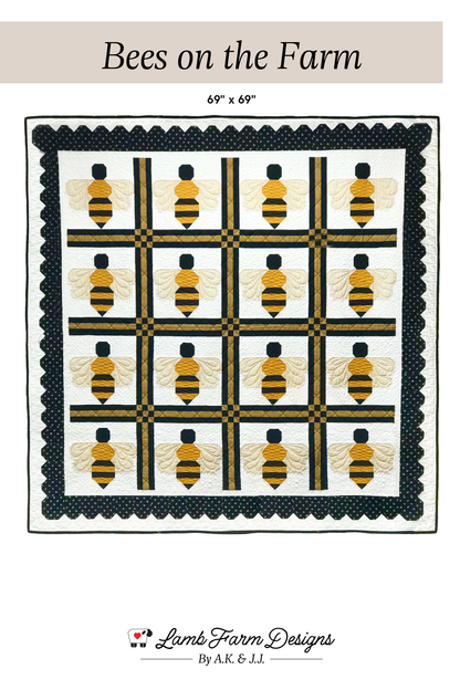 Bees on the Farm PDF Quilt Pattern