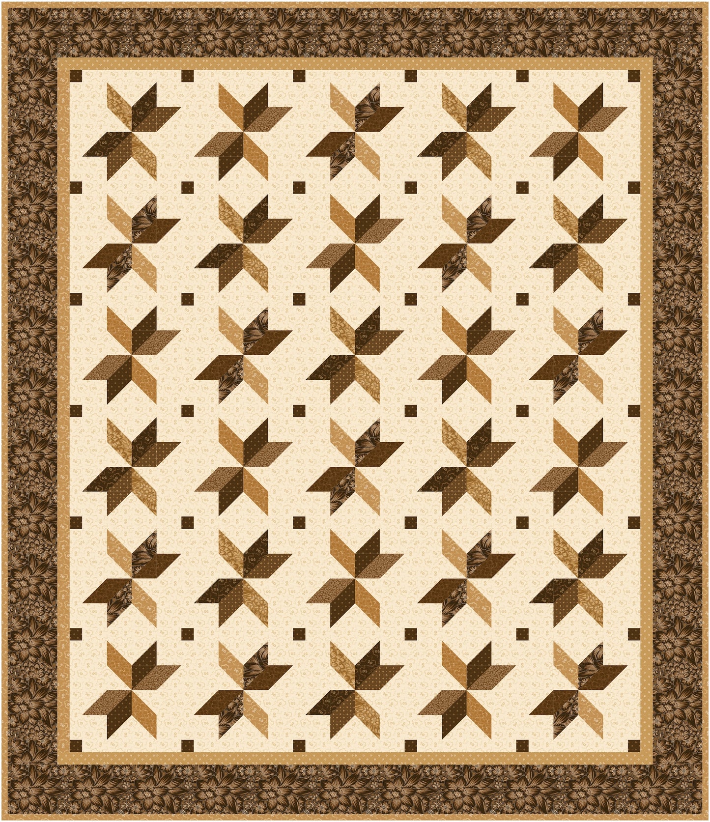 Caramel Latte Quilt Pattern