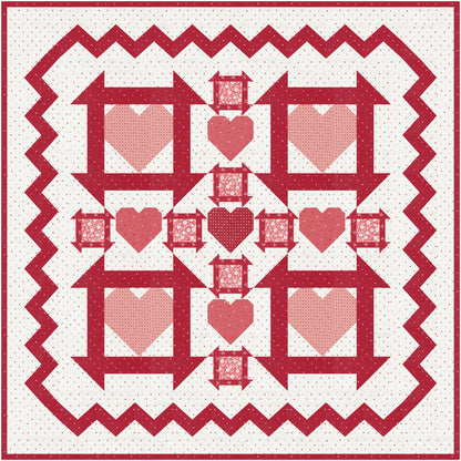 Churning Hearts Quilt Pattern