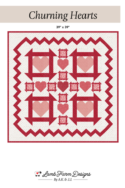 Churning Hearts PDF Quilt Pattern