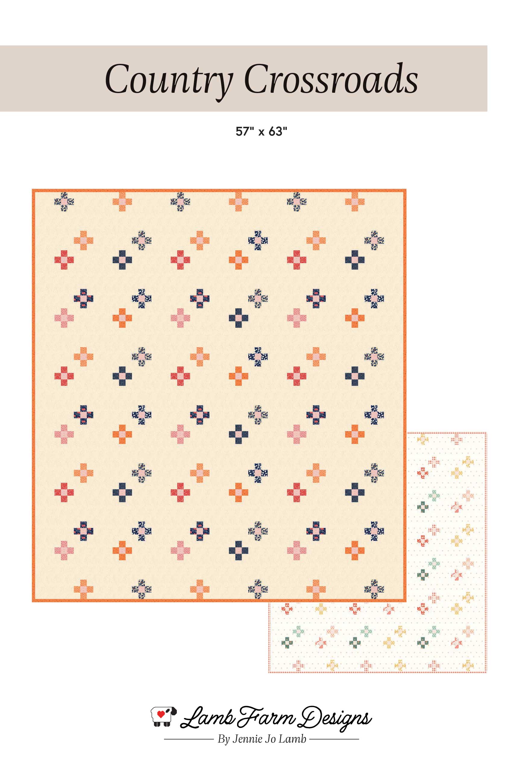 Pattern Croosroad Country Crossroads Quilt Pattern – Lamb Farm Designs