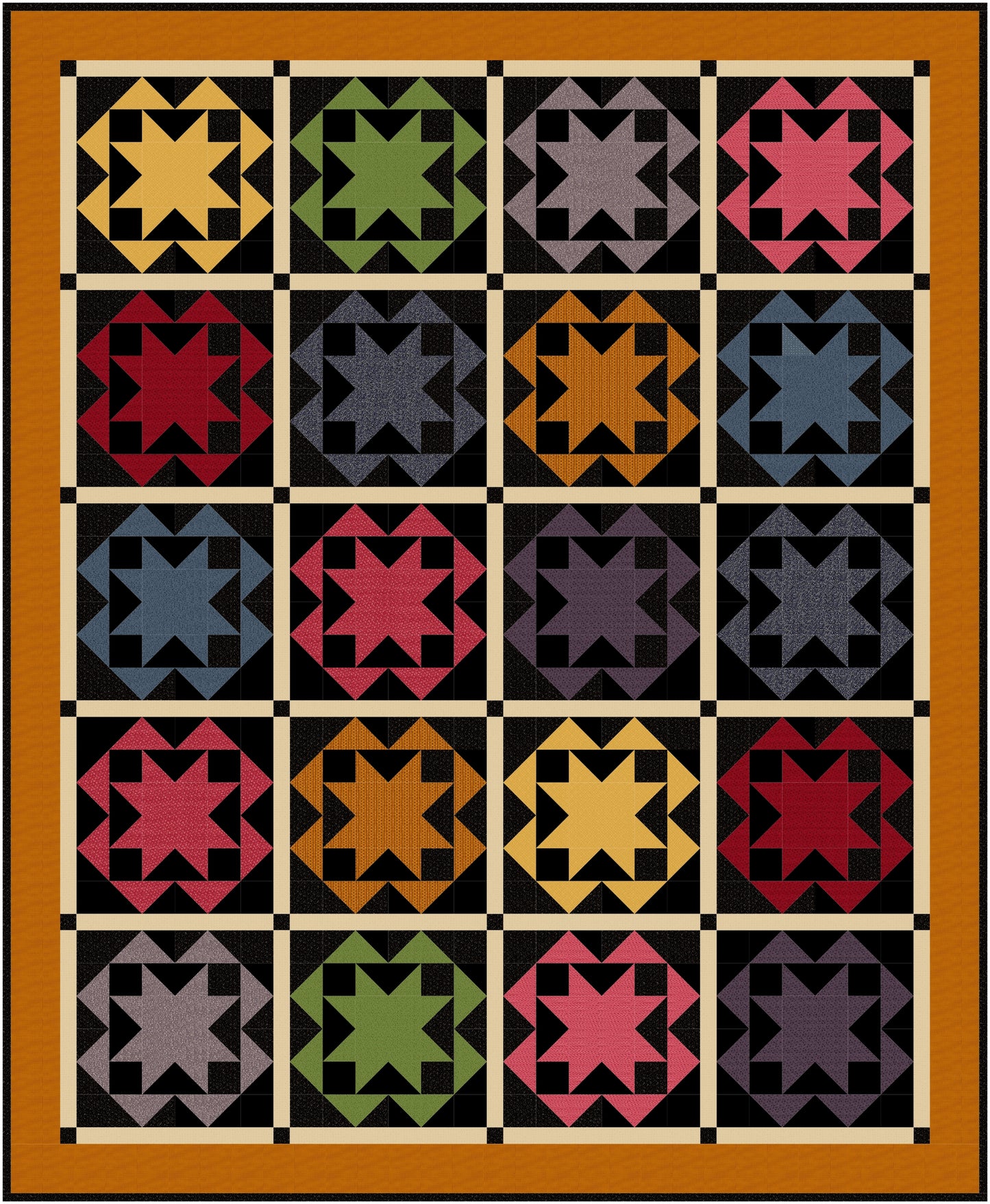 Tic-Tac-Toe PDF Quilt Pattern