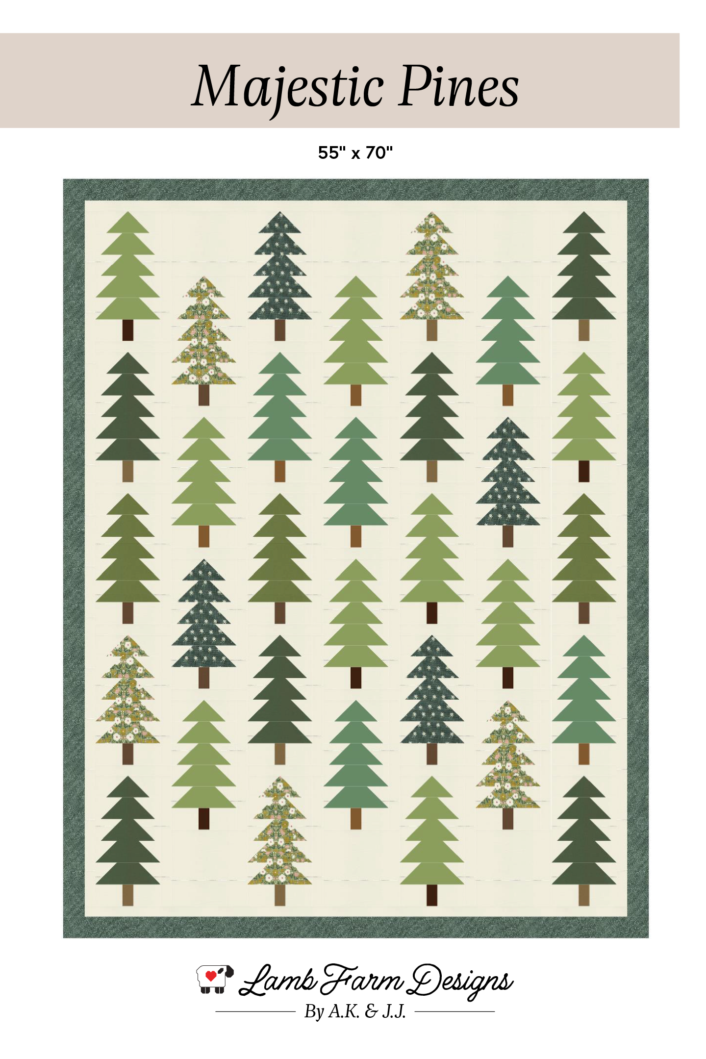 Majestic Pines Free Bonus Pattern for Enchanted Forest