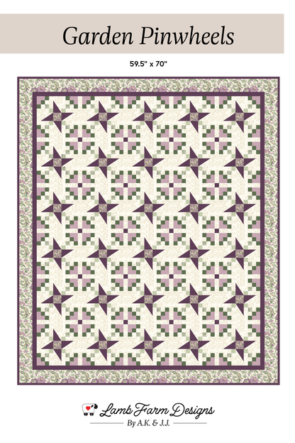 Garden Pinwheels PDF Quilt Pattern