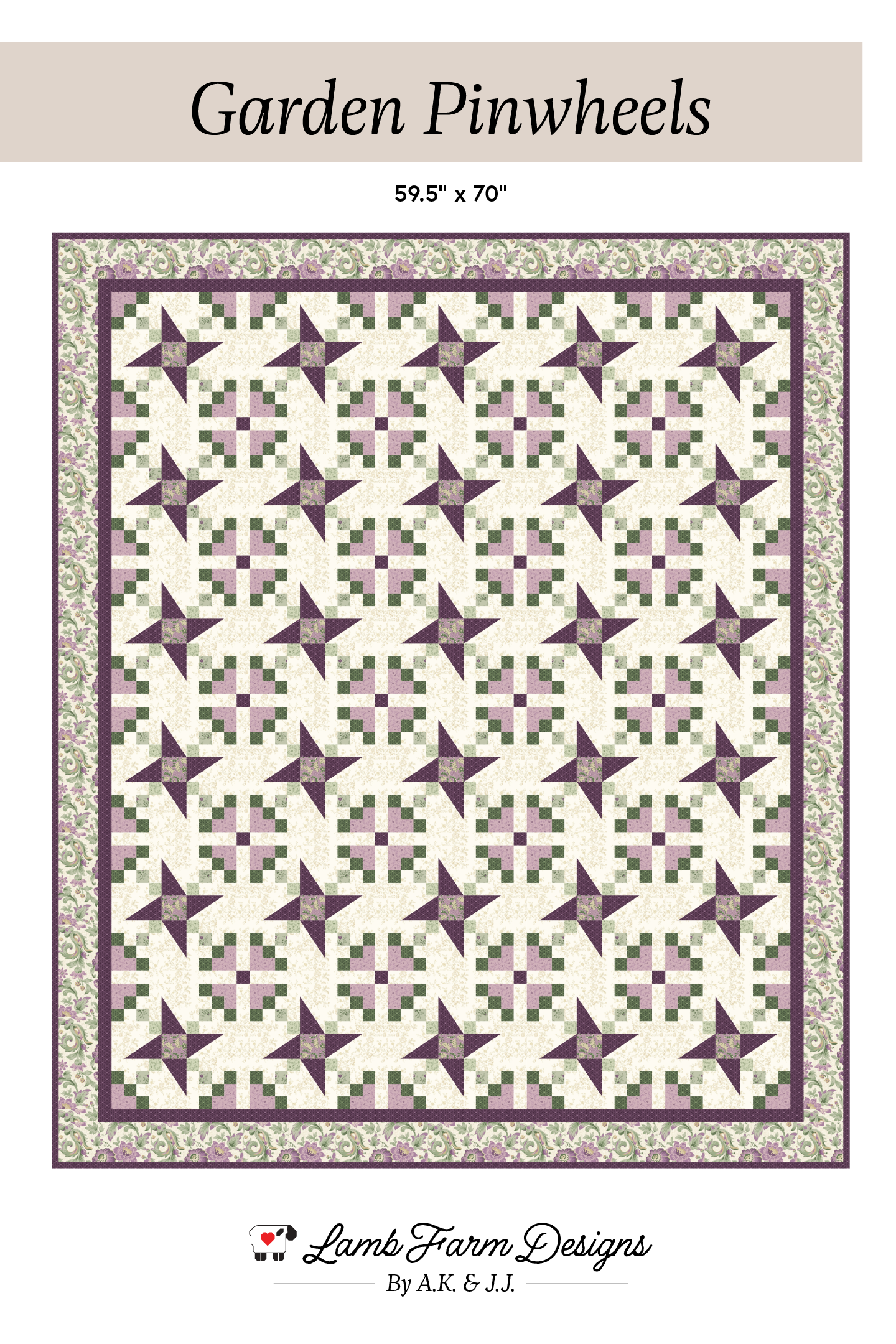 Garden Pinwheels Quilt Pattern