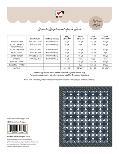 Gingham Quilt Pattern