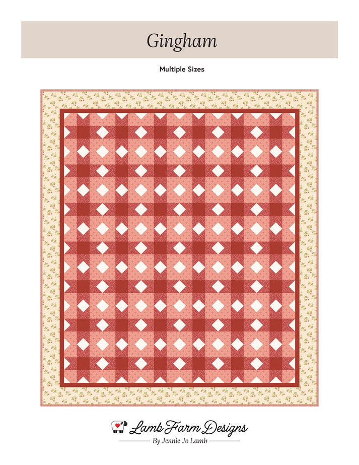 Gingham PDF Quilt Pattern – Lamb Farm Designs