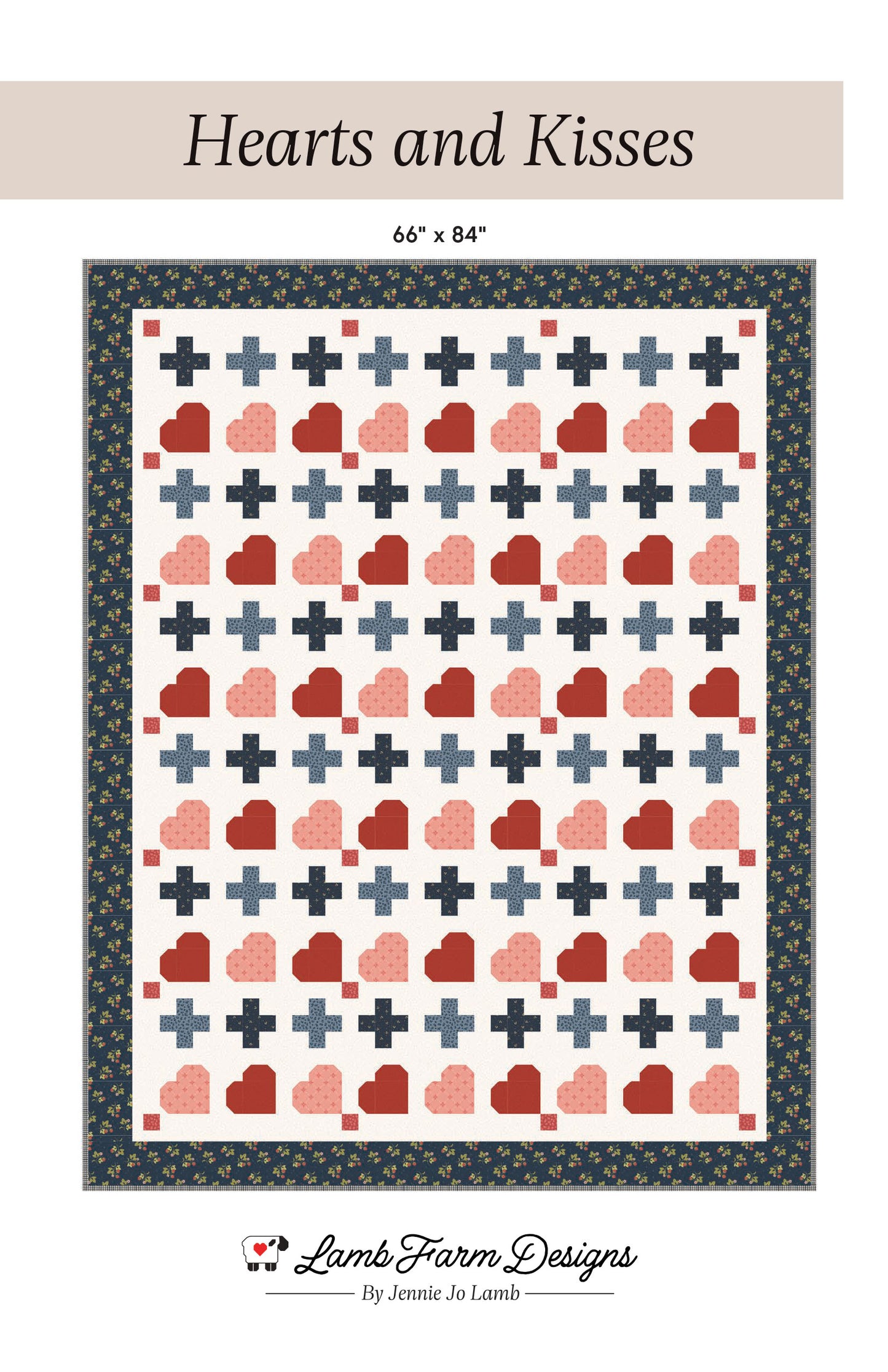 Hearts and Kisses PDF Quilt Pattern