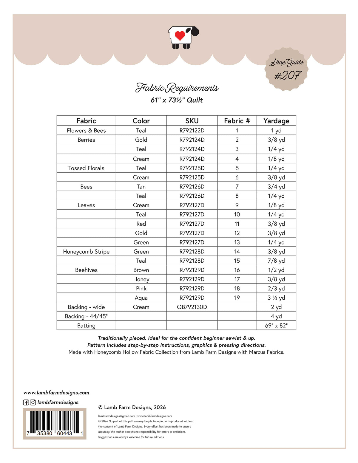 Hive and Home - BOM Shop Guide
