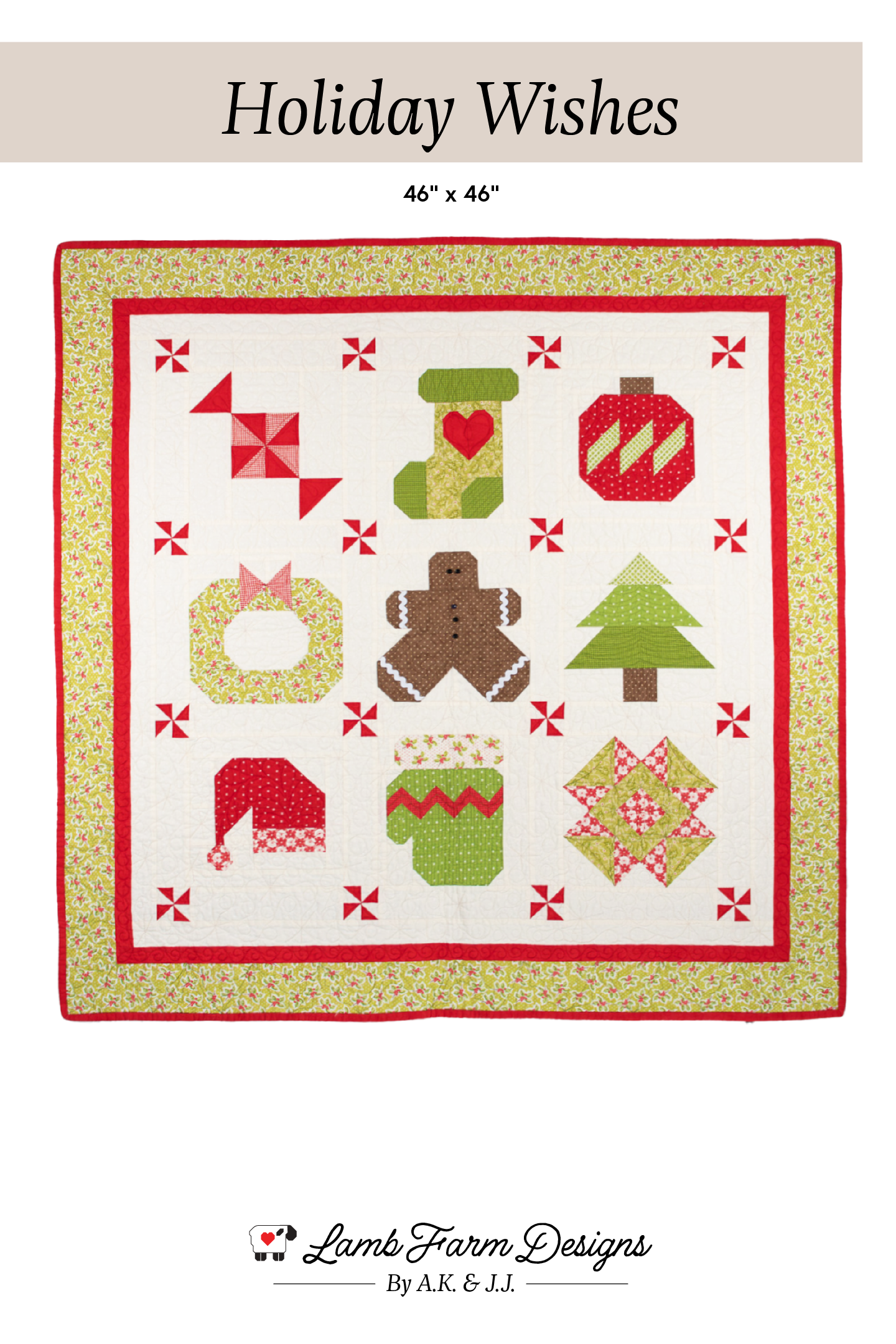 Holiday Wishes PDF Quilt Pattern