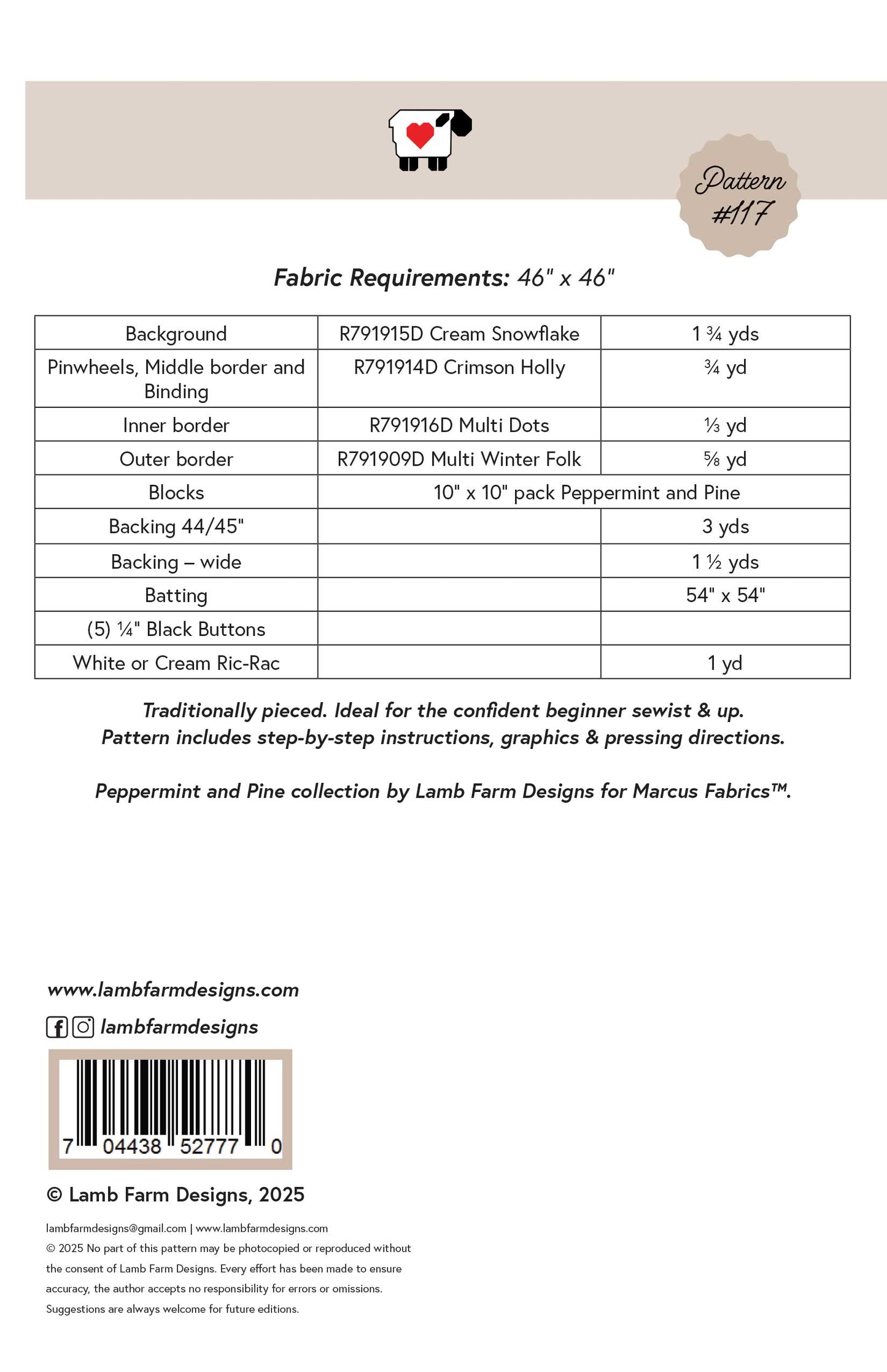 Holiday Wishes Quilt Pattern