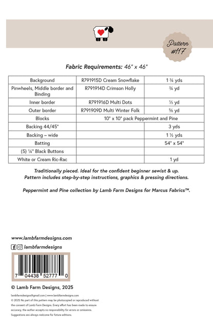 Holiday Wishes Quilt Pattern