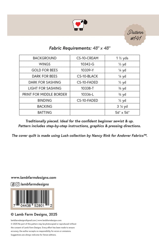 Honey PDF Quilt Pattern