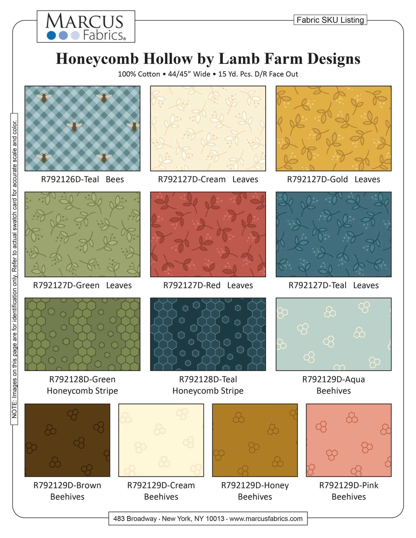 Honeycomb Hollow Fat Quarter Bundle PRE-ORDER