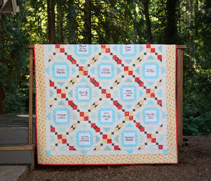 Boho Kisses PDF Quilt Pattern