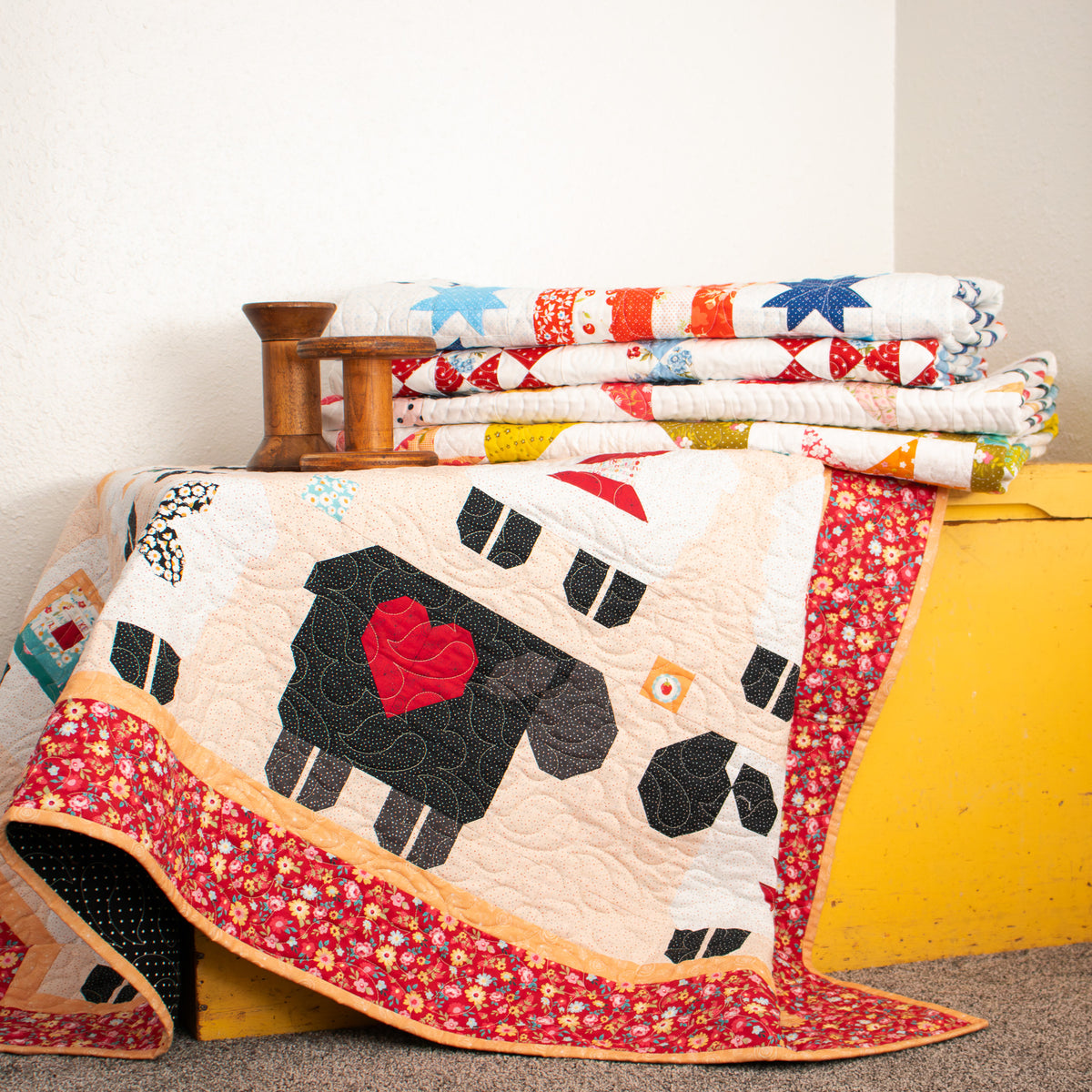 Down the Lane PDF Quilt Pattern – Lamb Farm Designs