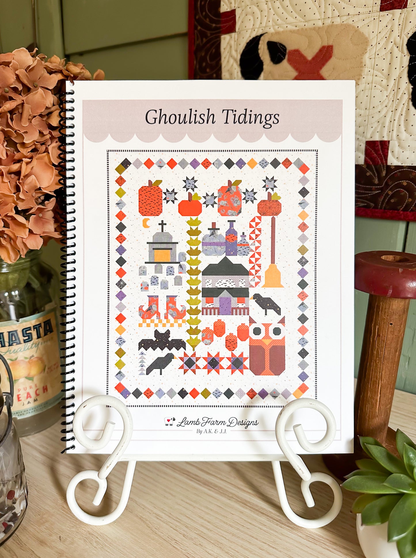 Ghoulish Tidings Quilt Pattern Book