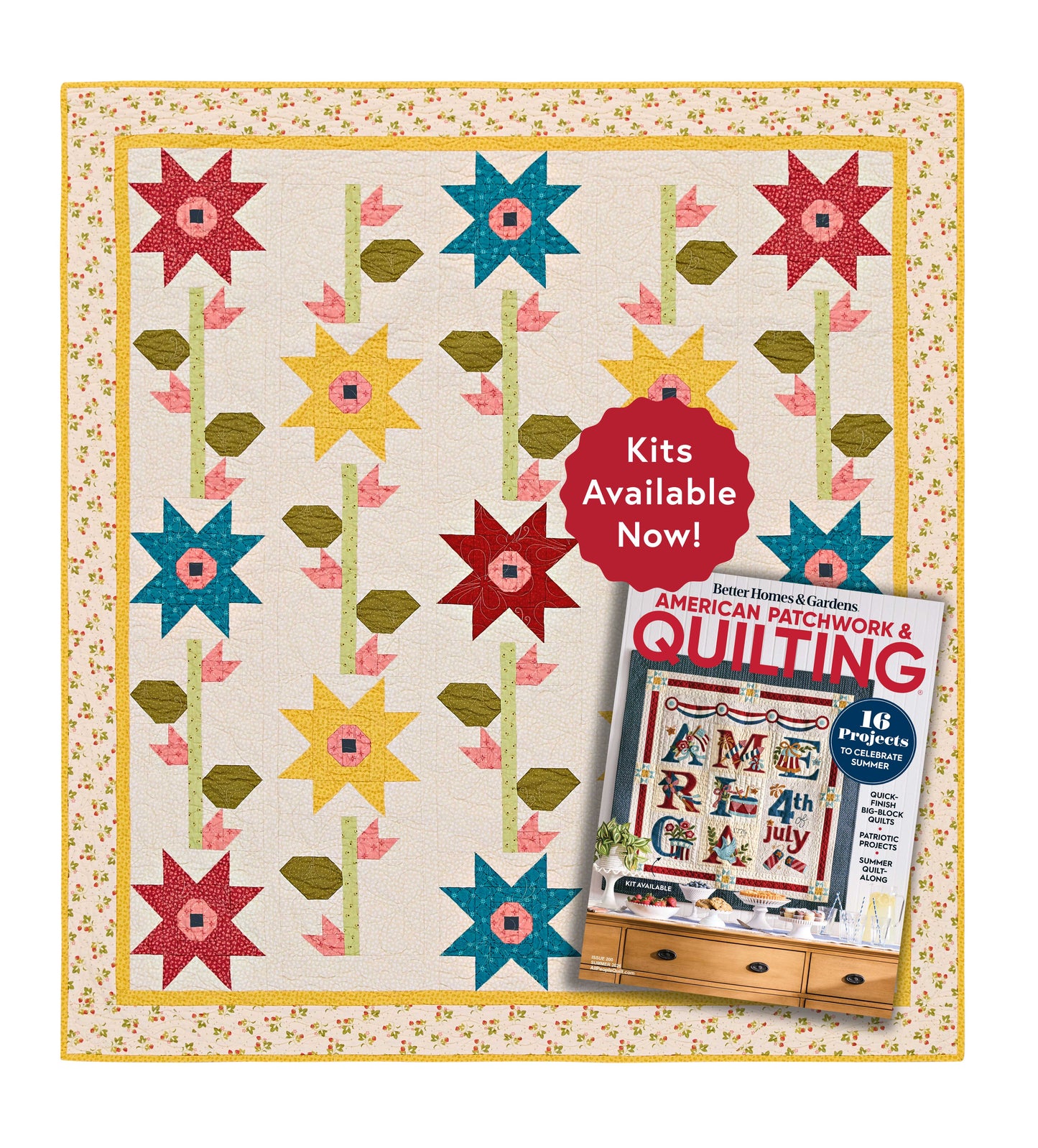 Flowering Vines Quilt Kit