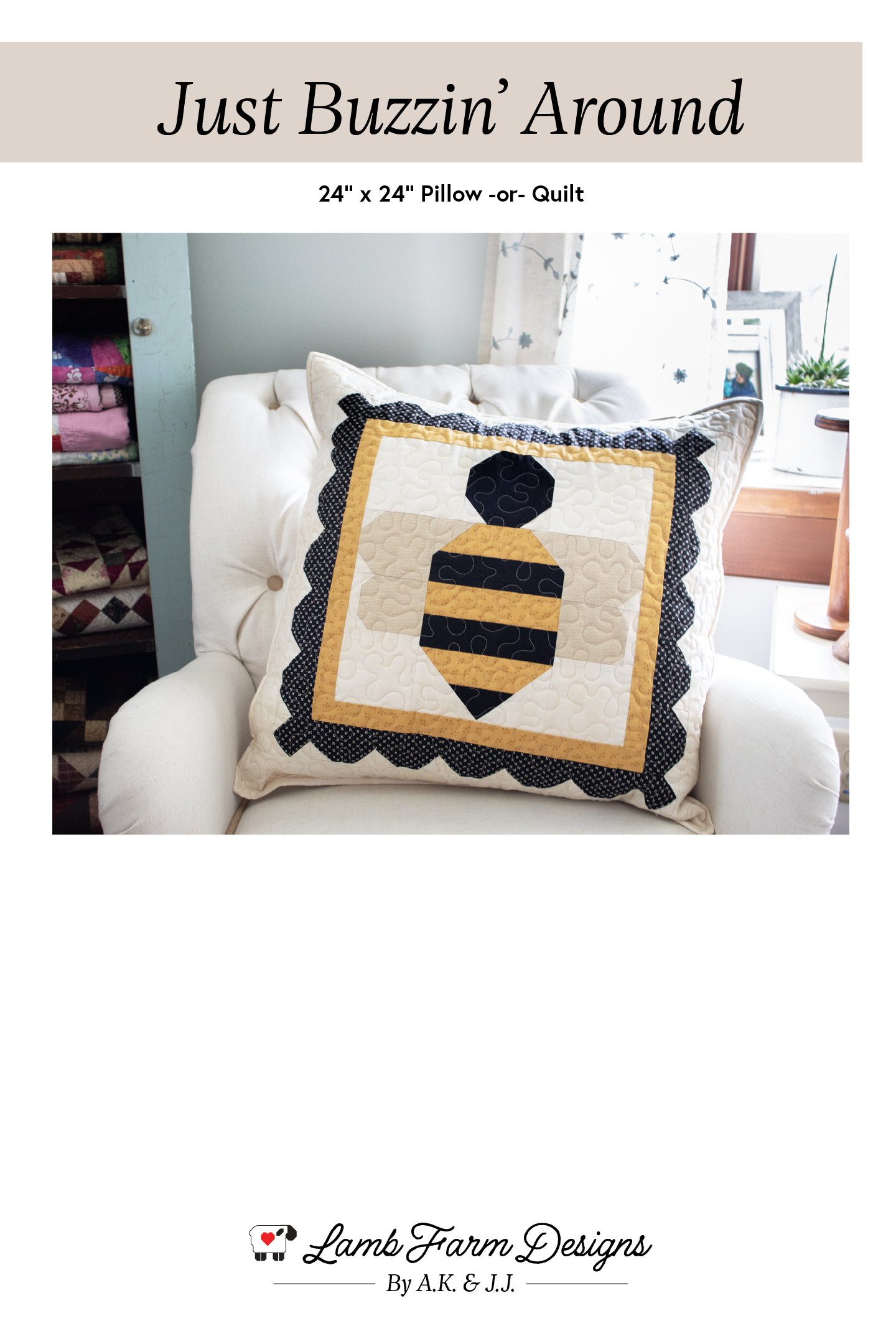 Just Buzzin Around PDF Quilt Pattern