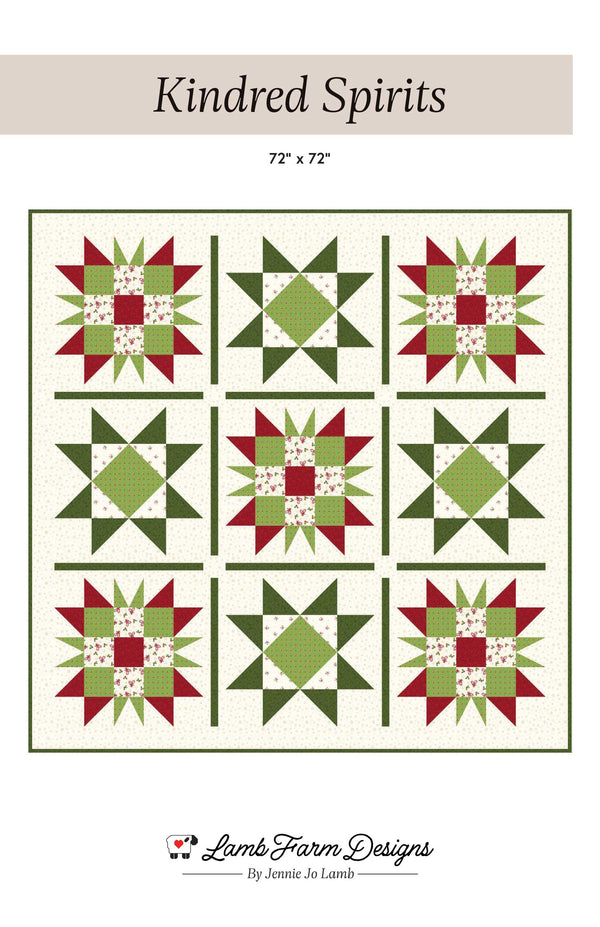 Kindred Spirits PDF Quilt Pattern – Lamb Farm Designs
