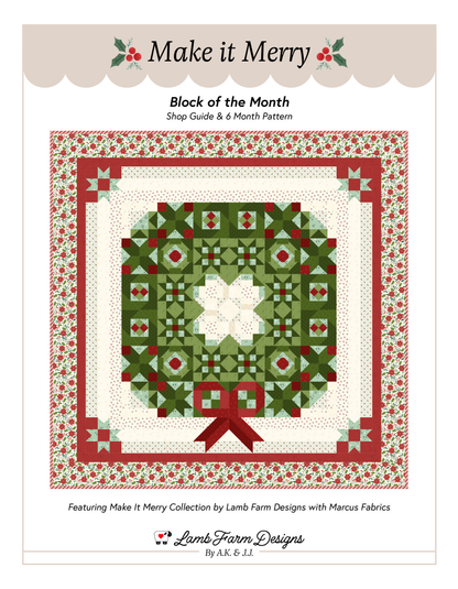 Make it Merry Quilt Book - Pre-order