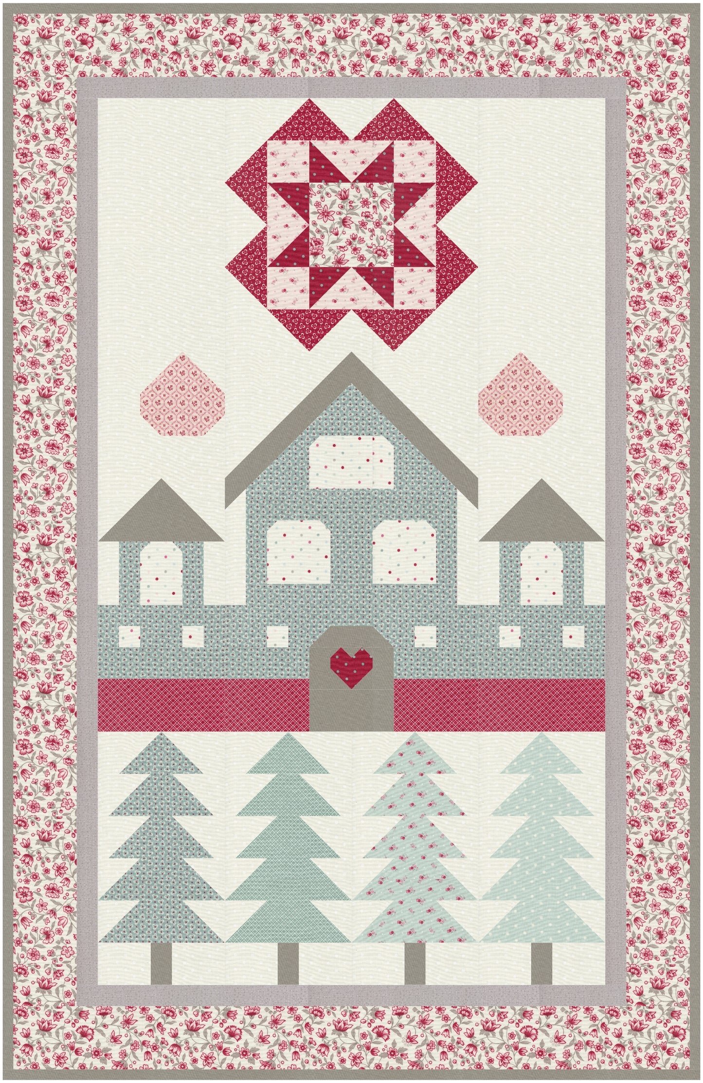 Pieced Lodge Free Bonus Pattern for Enchanted Forest