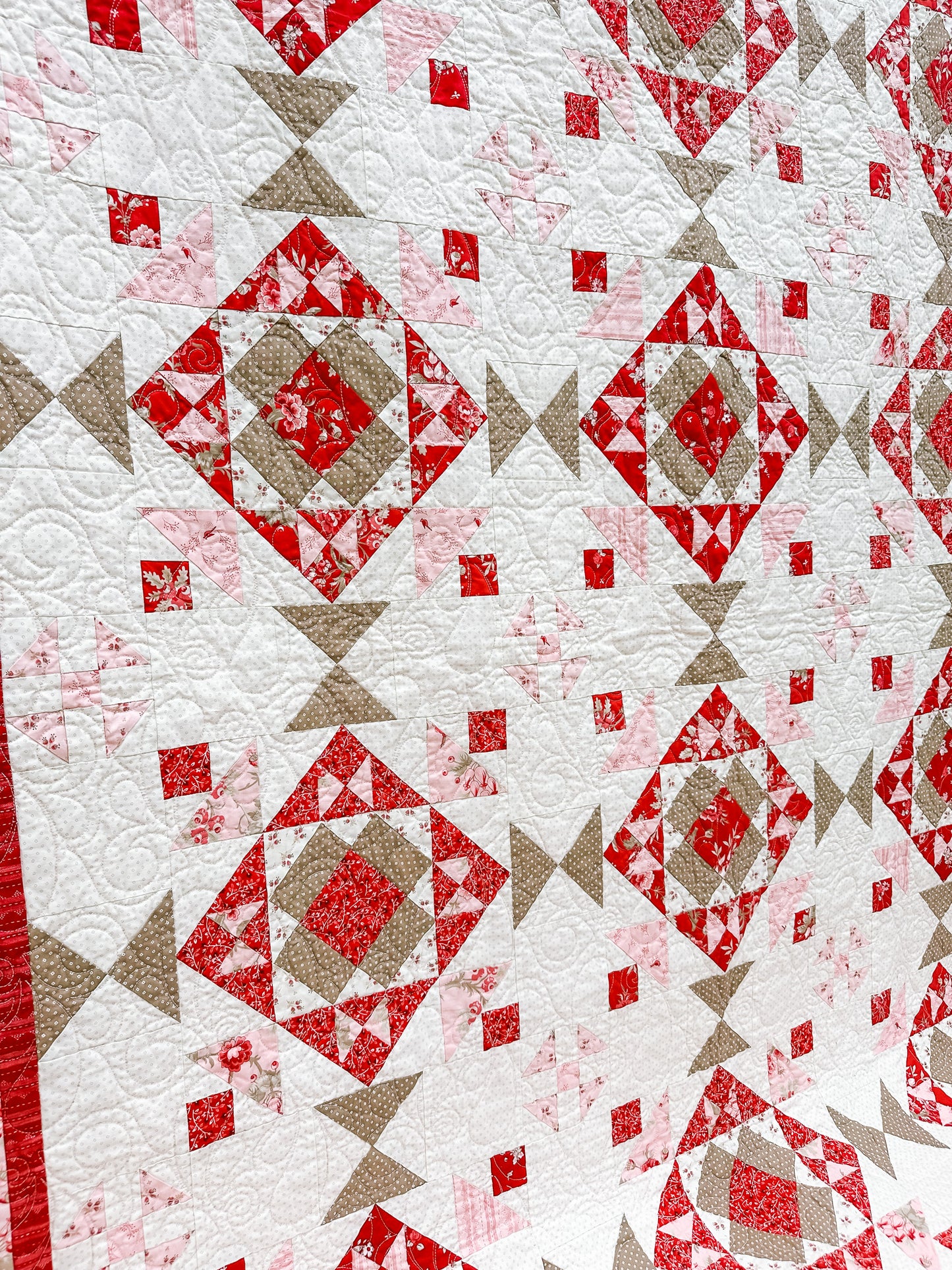 Strawberries & Cream PDF Quilt Pattern