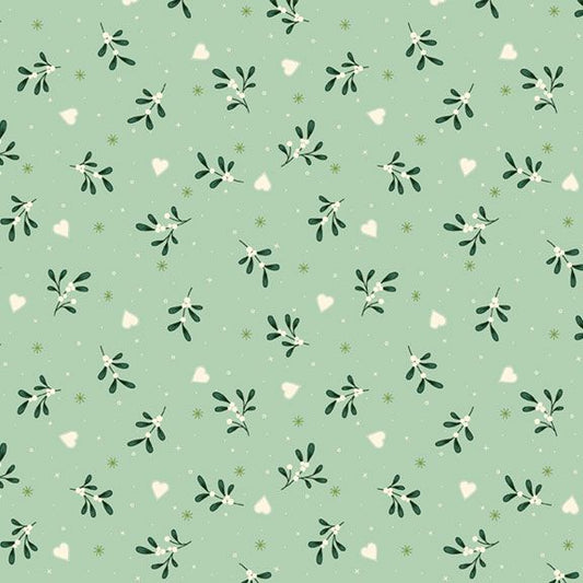 R791434D Heart & Sprigs Half Yard of Fabric