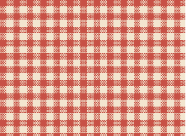 R791710D RED Mini Check Fabric