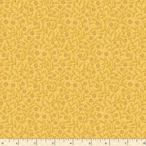 R792124D-GOLD Honeycomb Hollow Berries Fabric