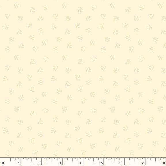 R792129D-CREAM Honeycomb Hollow Beehives Fabric