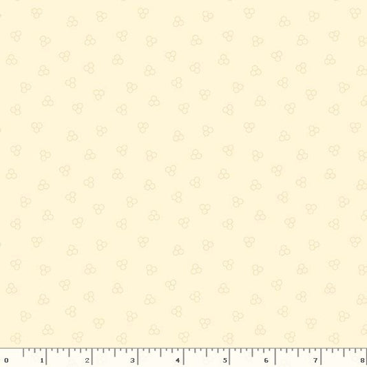 R792129D-CREAM Honeycomb Hollow Beehives Fabric
