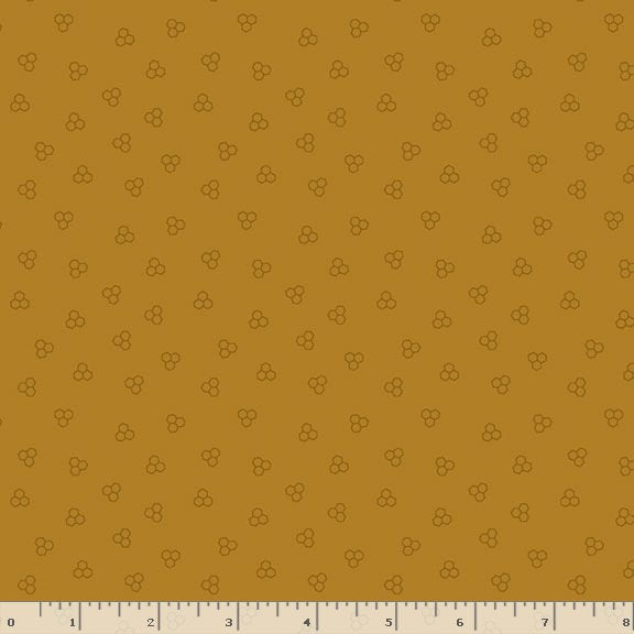 R792129D-HONEY Honeycomb Hollow Beehives Fabric