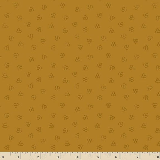 R792129D-HONEY Honeycomb Hollow Beehives Fabric