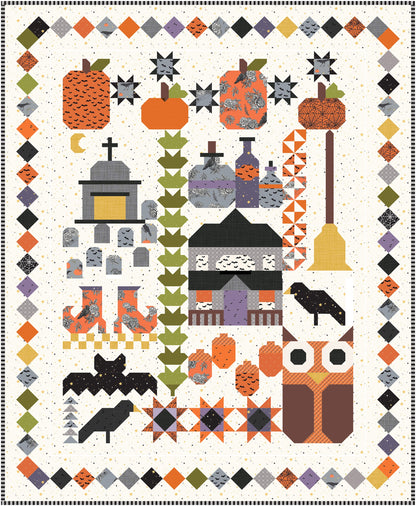 Ghoulish Tidings Quilt Pattern Book