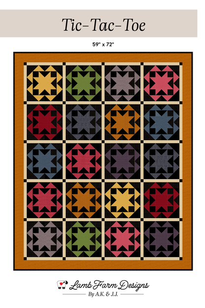 Tic-Tac-Toe PDF Quilt Pattern