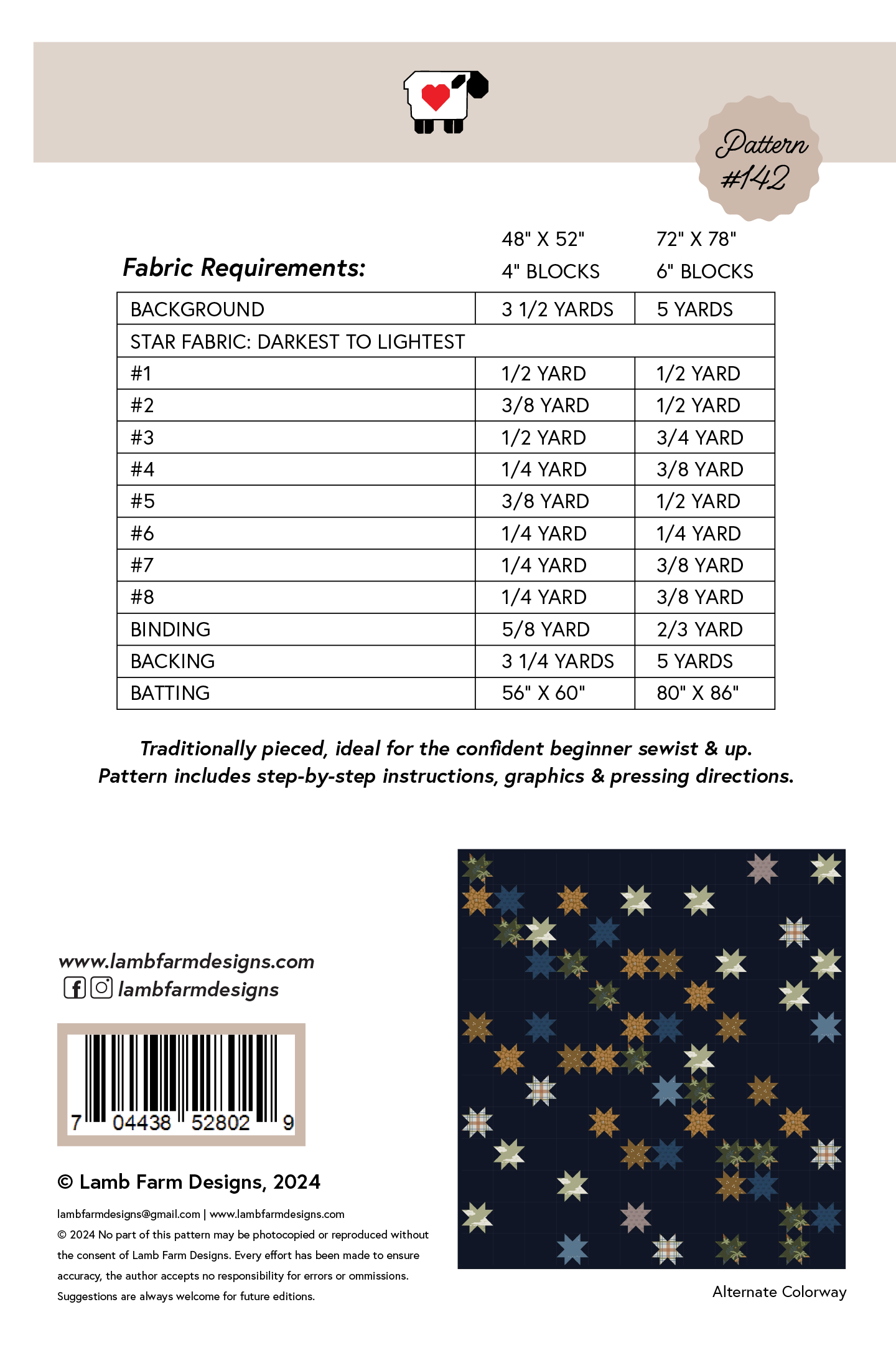 Twinkle PDF Quilt Pattern