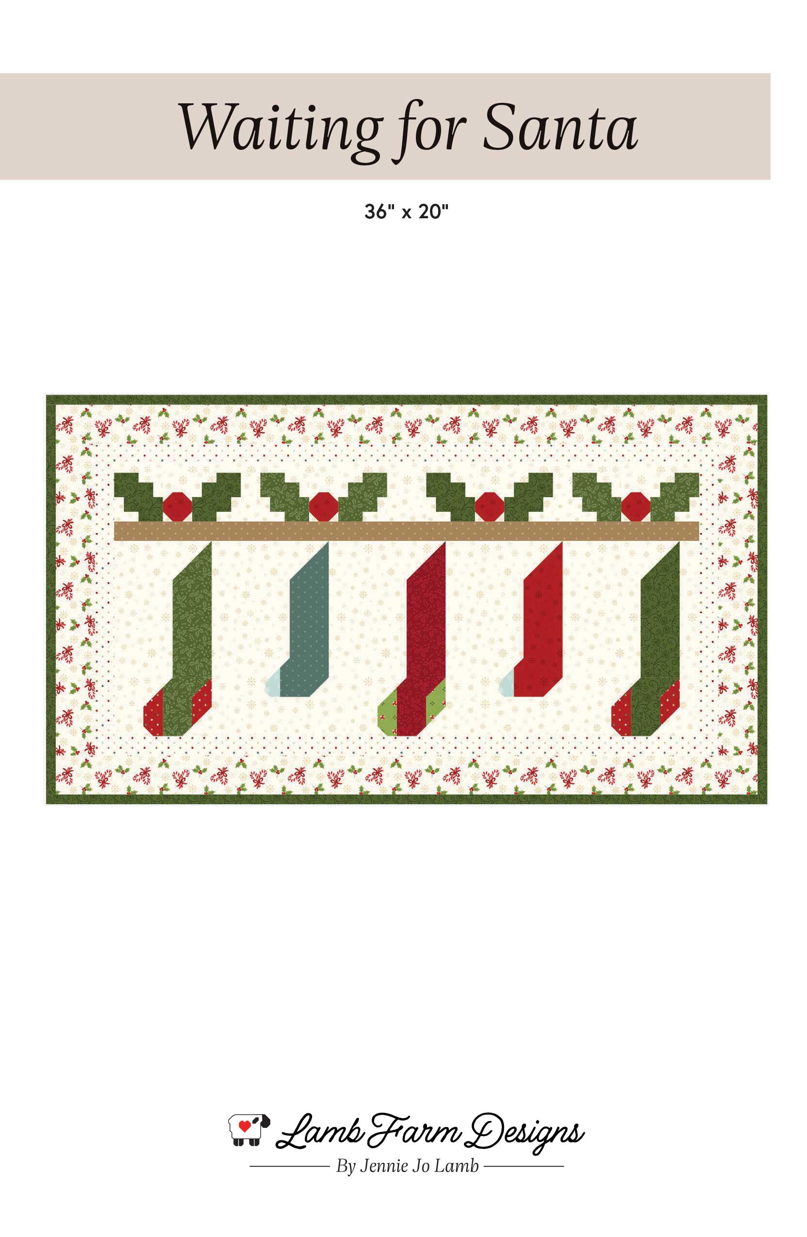Waiting for Santa PDF Quilt Pattern – Lamb Farm Designs